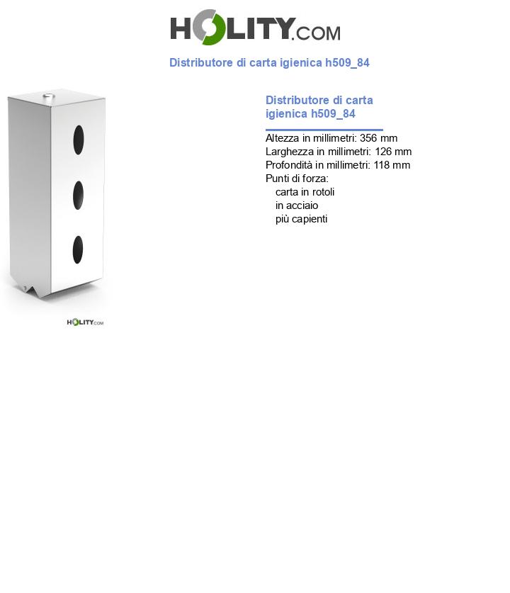 Distributore di carta igienica h509_84