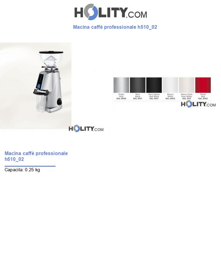 Macina caffè professionale h510_02