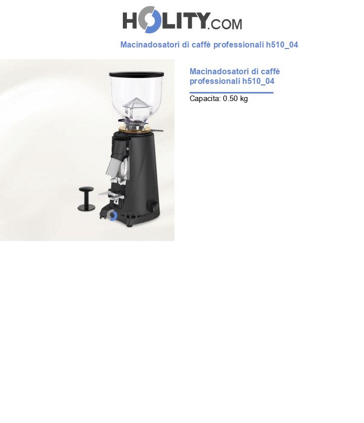 Macinadosatori di caffè professionali h510_04