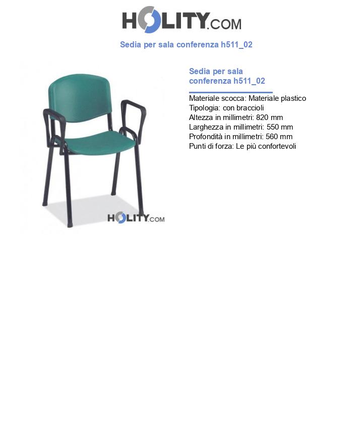 Sedia per sala conferenza h511_02
