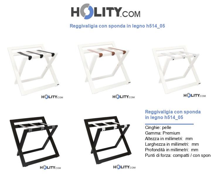 Reggivaligia con sponda in legno h514_05