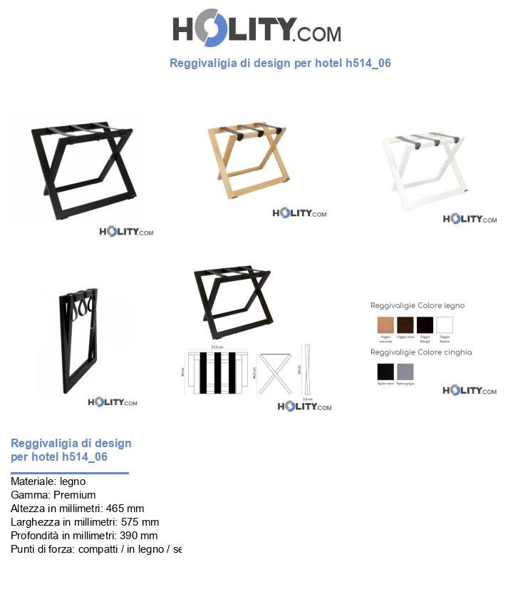 Reggivaligia di design per hotel h514_06