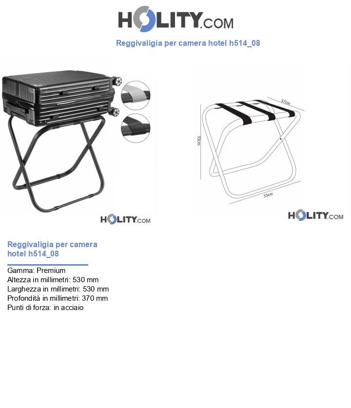 Reggivaligia per camera hotel h514_08