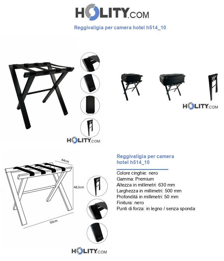 Reggivaligia per camera hotel h514_10