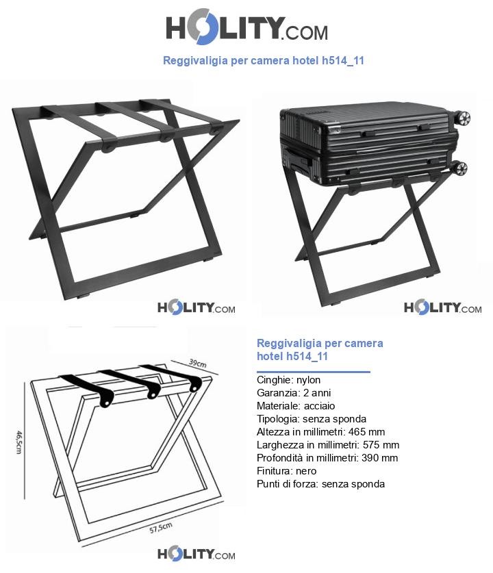 Reggivaligia per camera hotel h514_11
