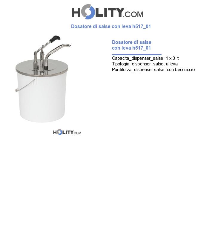 Dosatore di salse con leva h517_01