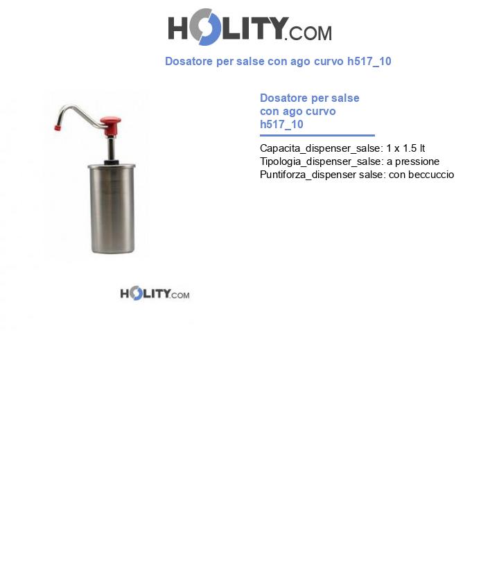 Dosatore per salse con ago curvo h517_10
