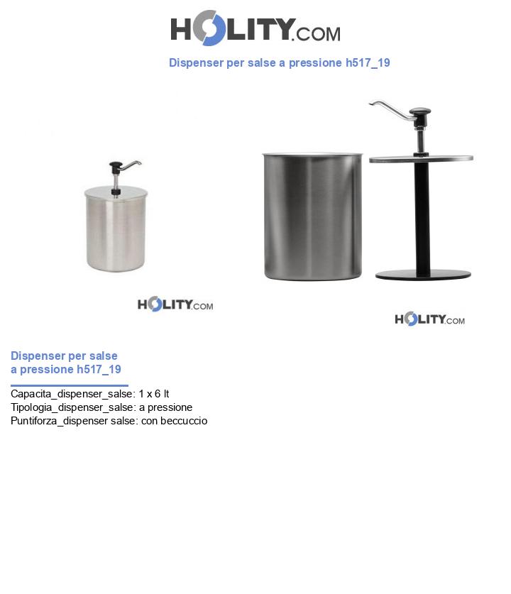 Dispenser per salse a pressione h517_19