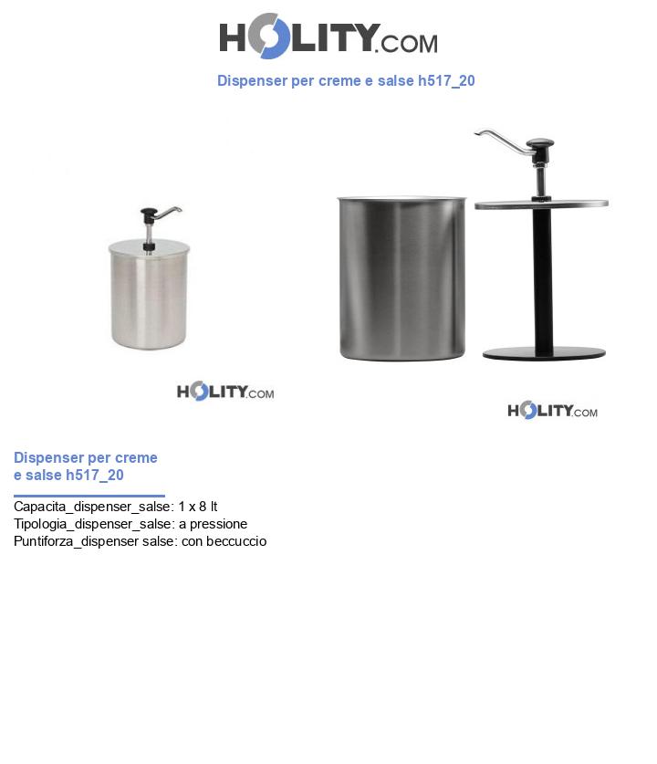 Dispenser per creme e salse h517_20