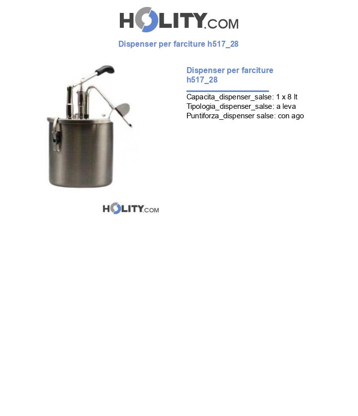 Dispenser per farciture h517_28
