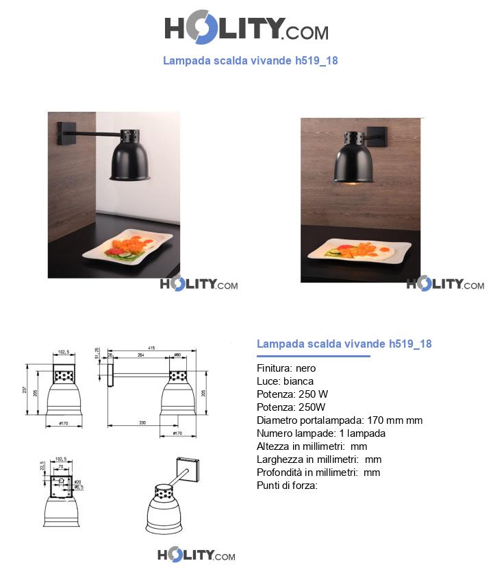 Lampada scalda vivande h519_18