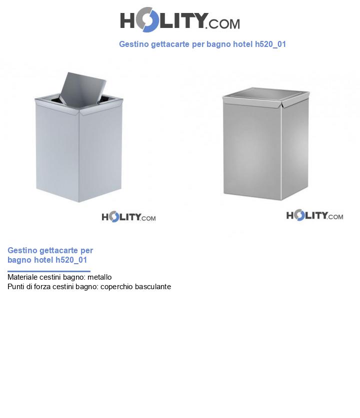 Gestino gettacarte per bagno hotel h520_01