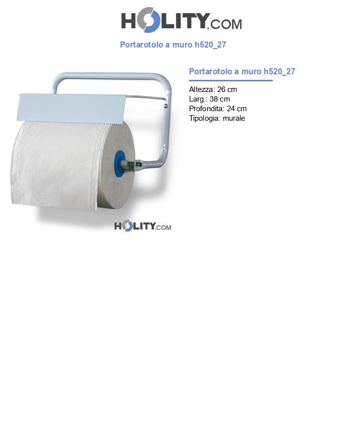 Portarotolo a muro h520_27