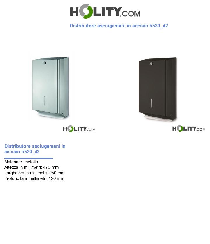 Distributore asciugamani in acciaio h520_42