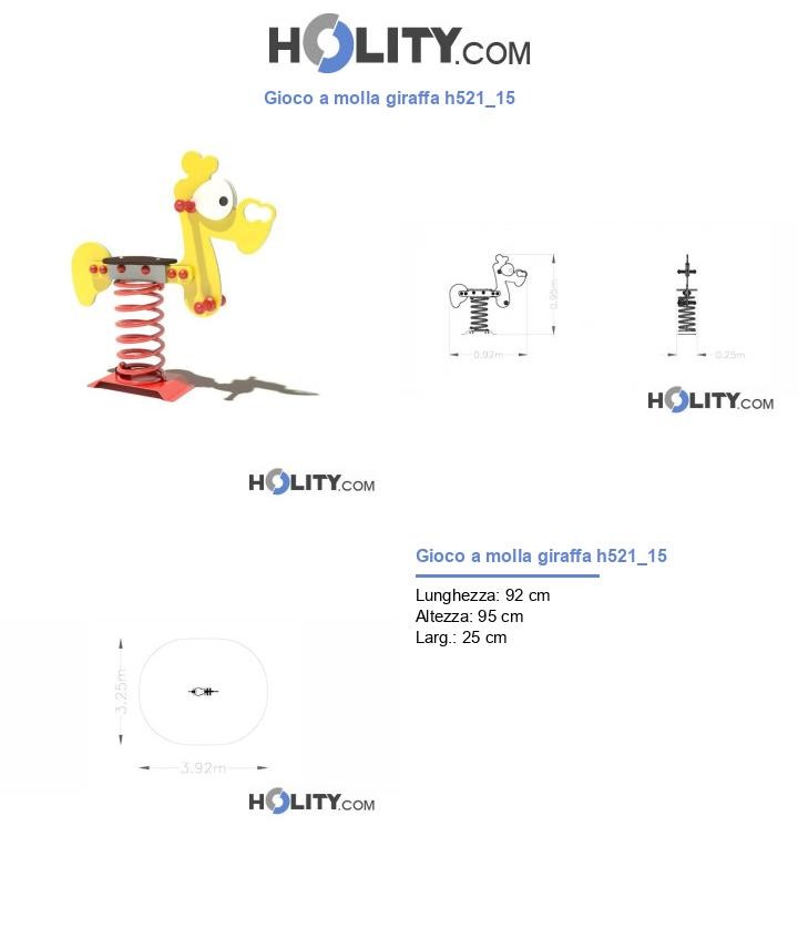 Gioco a molla giraffa h521_15
