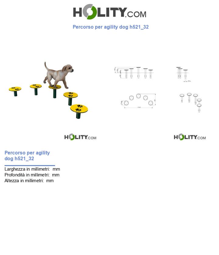 Percorso per agility dog h521_32