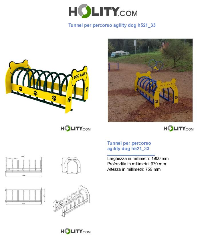 Tunnel per percorso agility dog h521_33