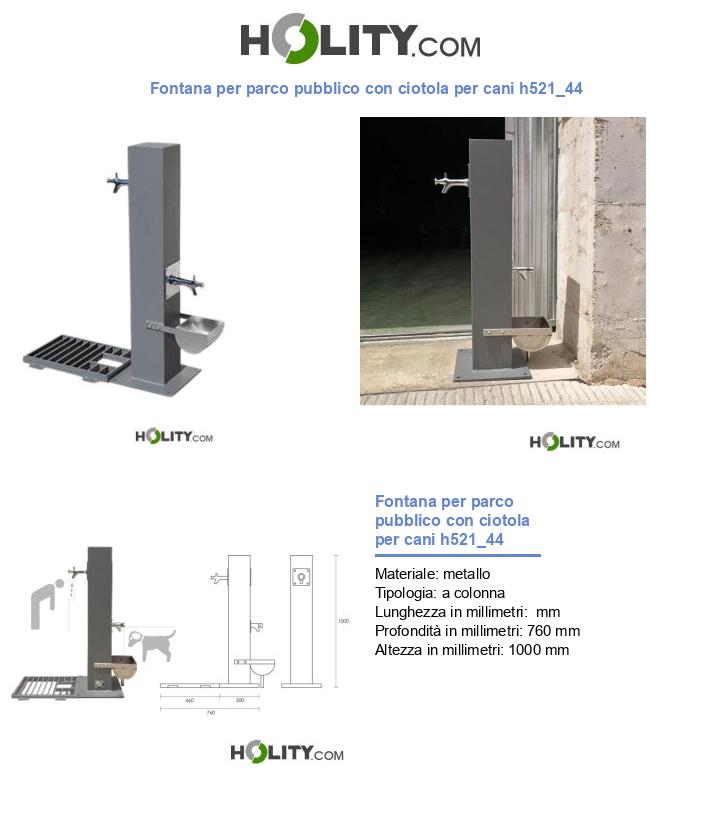 Fontana per parco pubblico h521_44