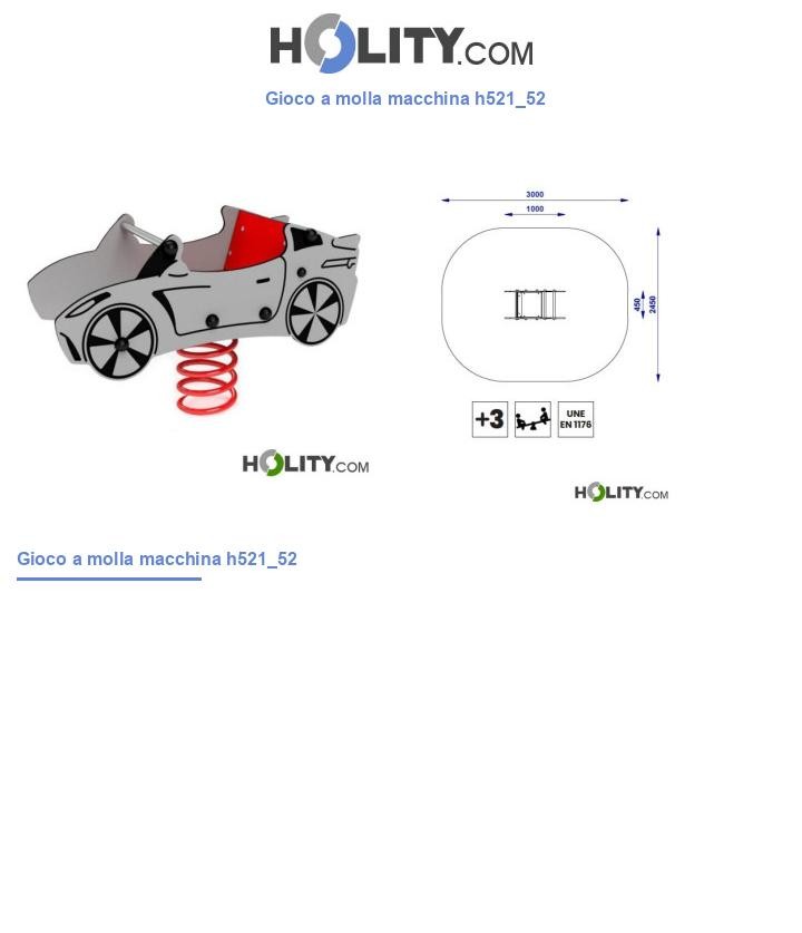 Gioco a molla macchina h521_52
