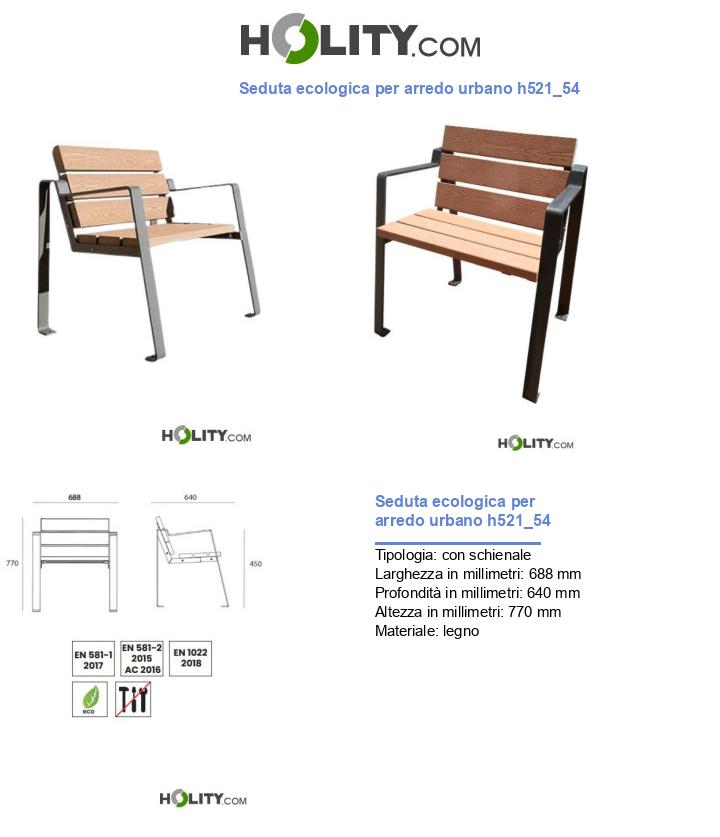 Seduta ecologica per arredo urbano h521_54