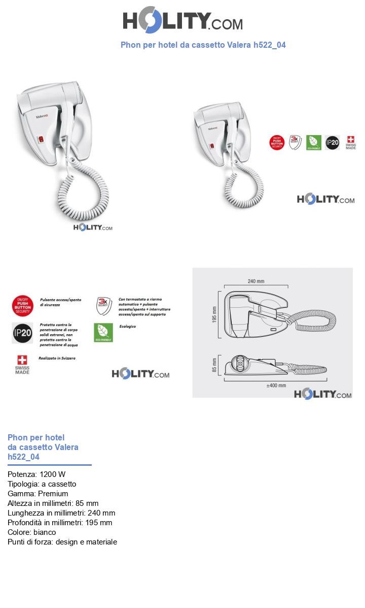 Phon per hotel da cassetto Valera h522_04
