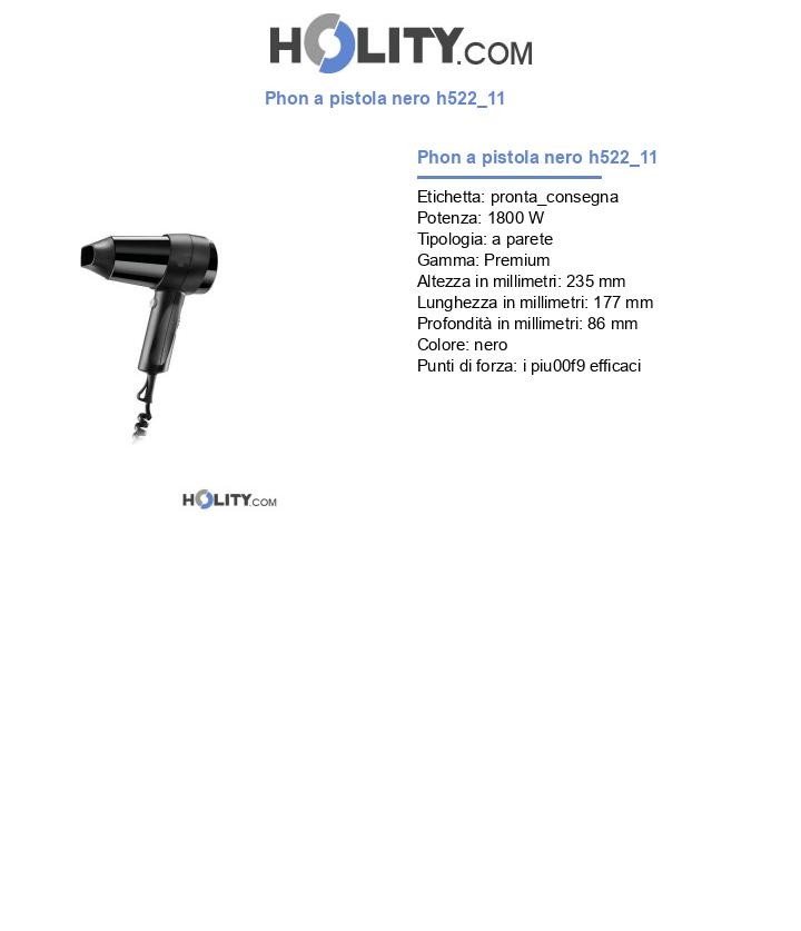 Phon a pistola nero h522_11