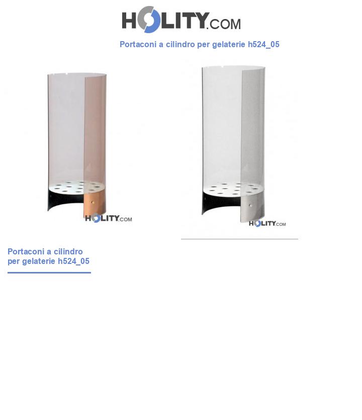 Portaconi a cilindro per gelaterie h524_05