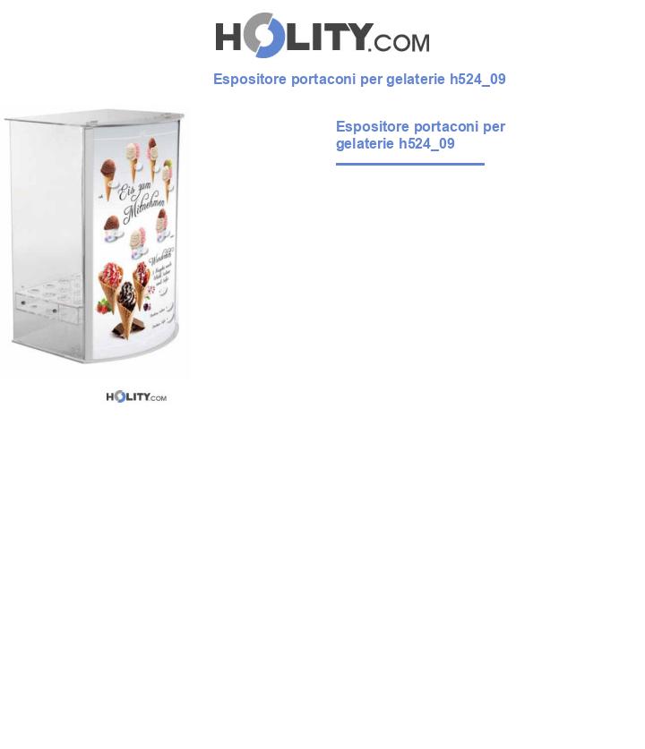 Espositore portaconi per gelaterie h524_09