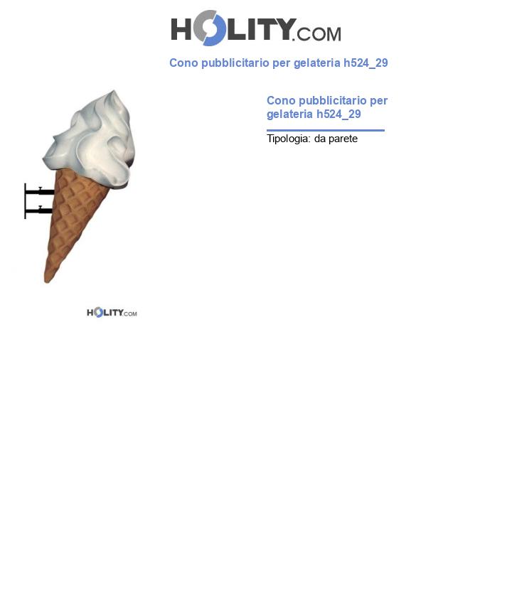 Cono pubblicitario per gelateria h524_29