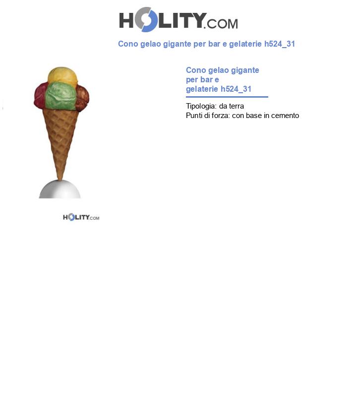 Cono gelao gigante per bar e gelaterie h524_31
