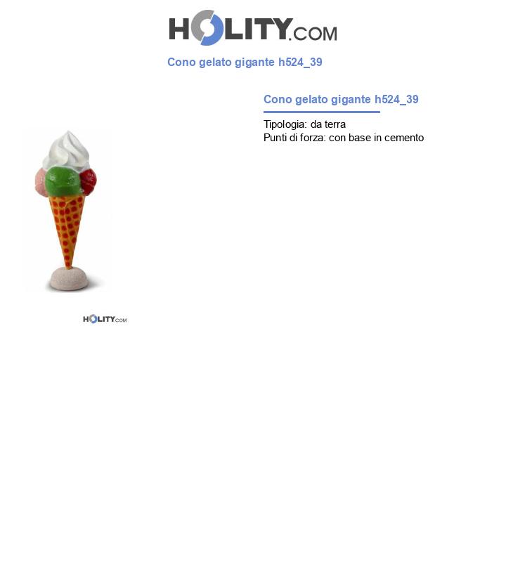 Cono gelato gigante h524_39