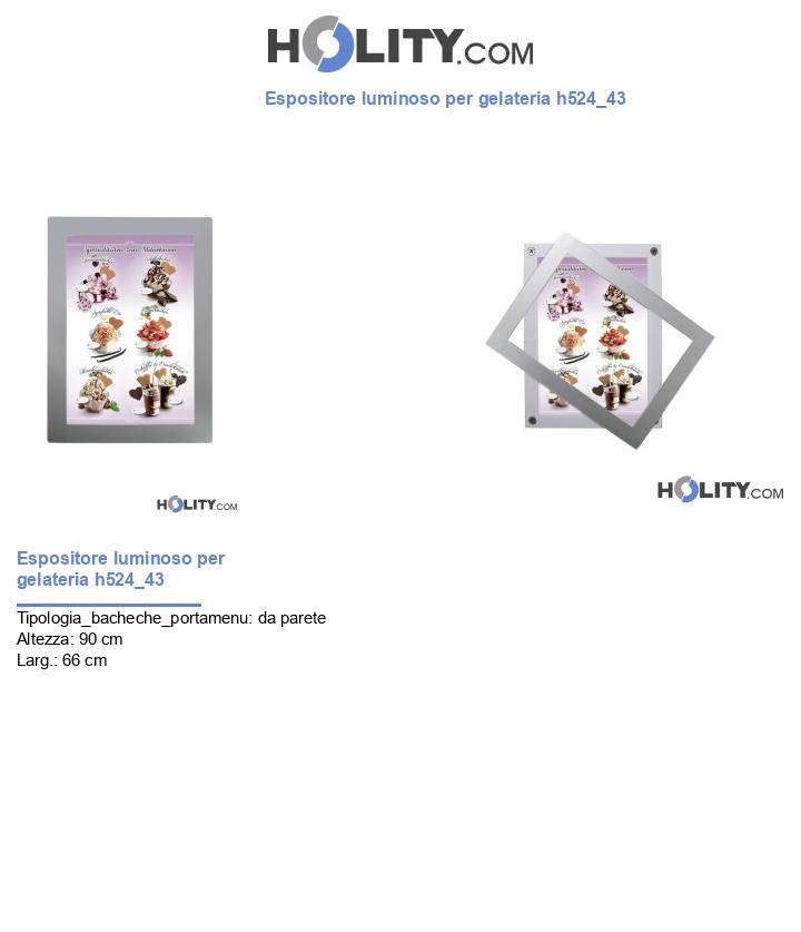 Espositore luminoso per gelateria h524_43