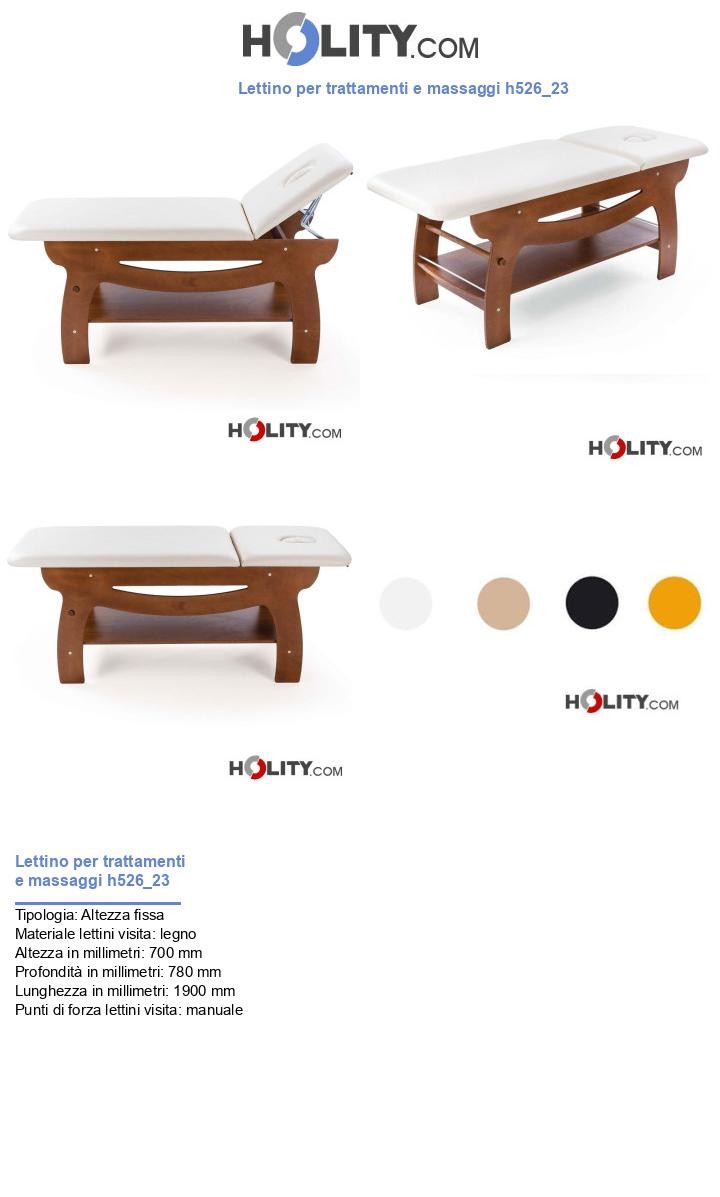 Lettino per trattamenti e massaggi h526_23