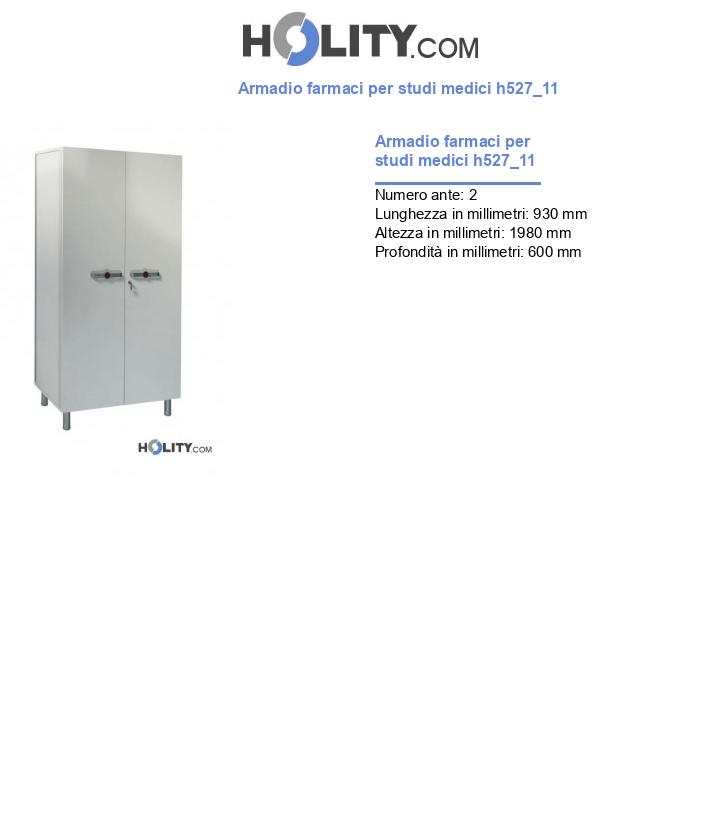 Armadio farmaci per studi medici h527_11