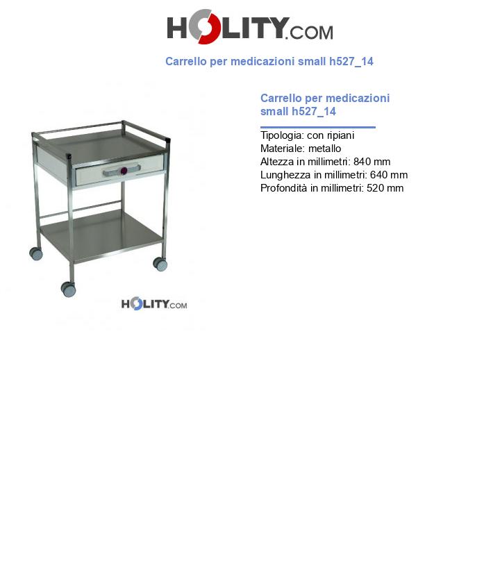 Carrello per medicazioni small h527_14
