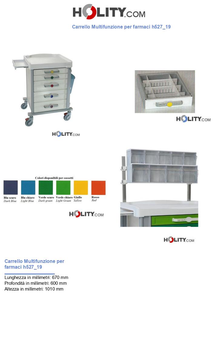Carrello Multifunzione per farmaci h527_19