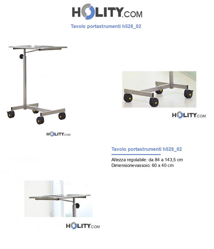 Tavolo portastrumenti h528_02