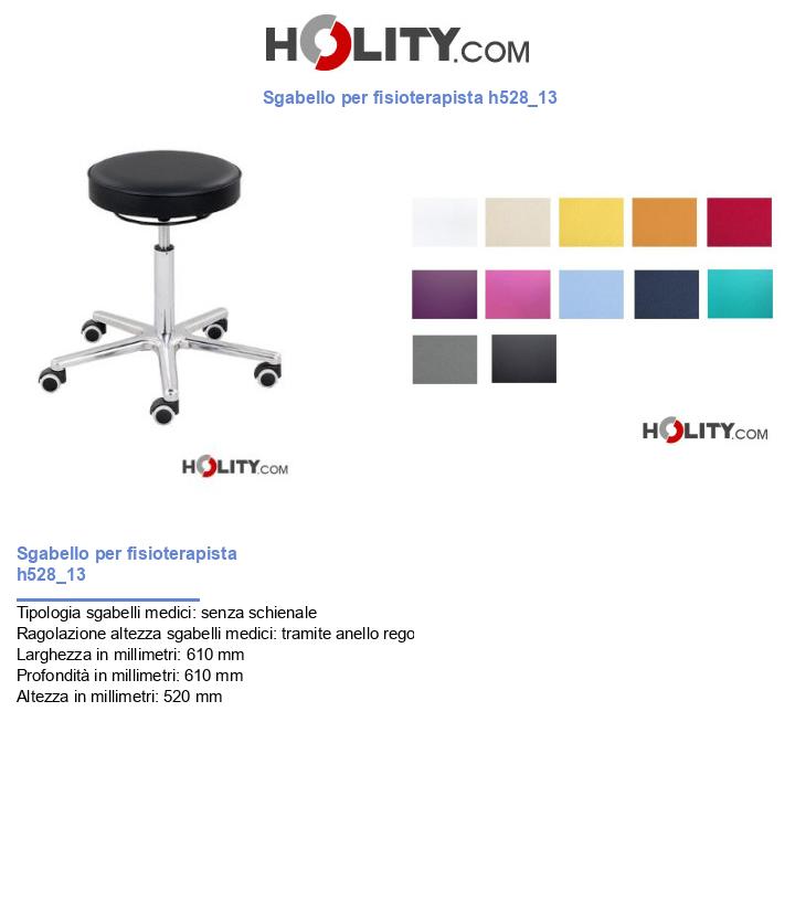 Sgabello per fisioterapista h528_13