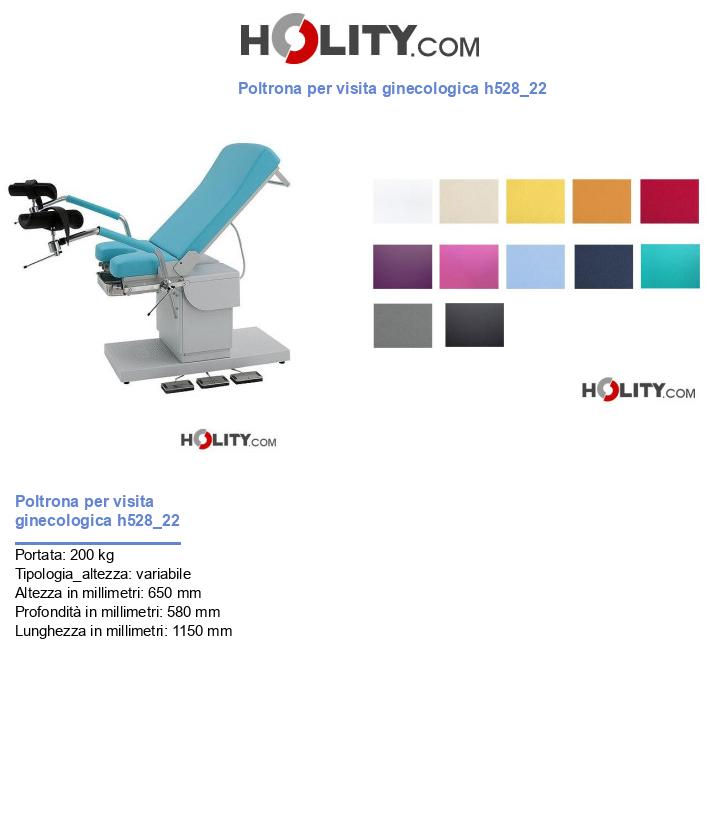 Poltrona per visita ginecologica h528_22
