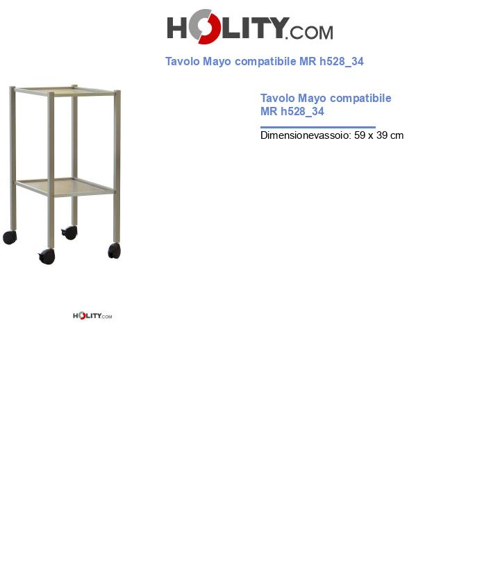 Tavolo Mayo compatibile MR h528_34