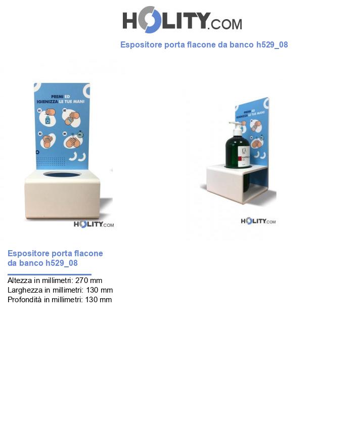 Espositore porta flacone da banco h529_08