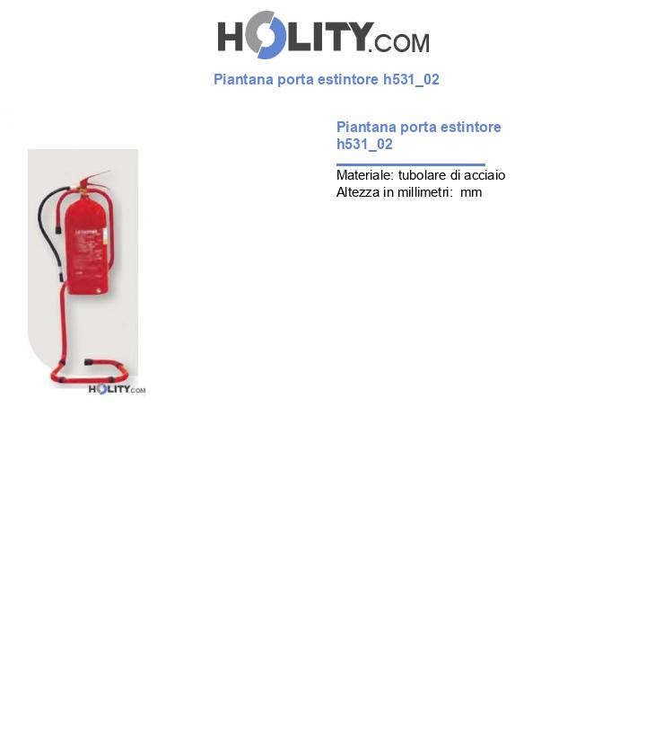 Piantana porta estintore h531_02