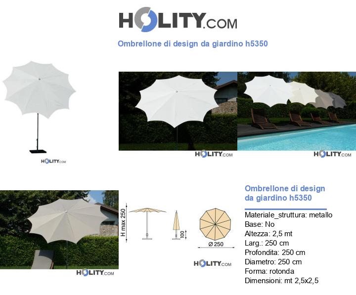 Ombrellone di design da giardino h5350
