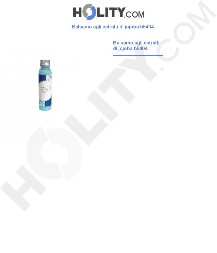 Balsamo agli estratti di jojoba h5404