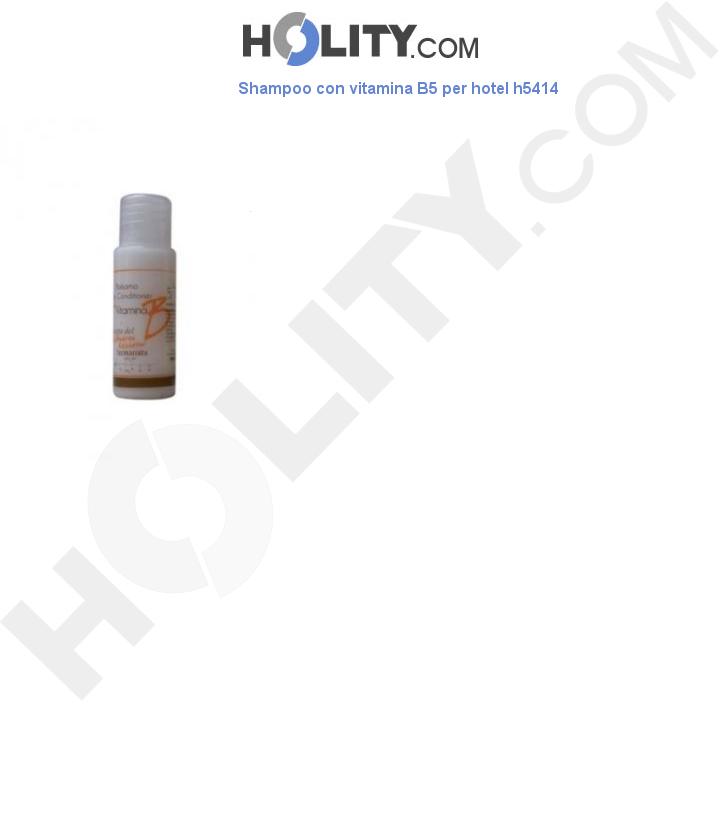 Shampoo con vitamina B5 h5414