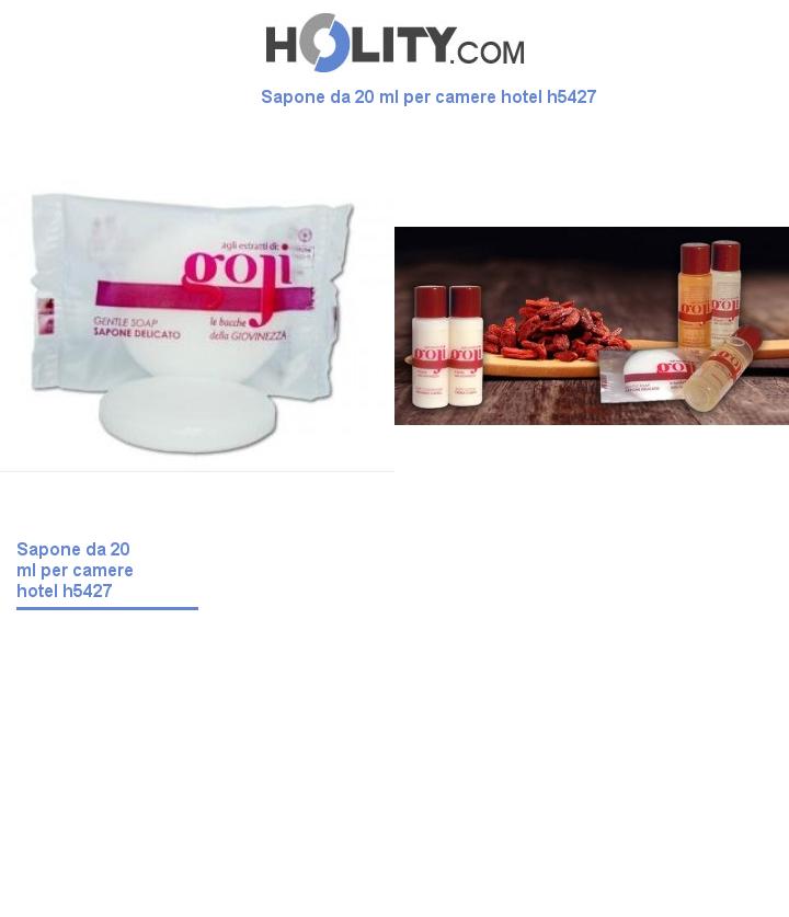 Sapone da 10 gr per camere hotel h5427