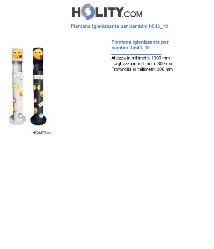 Piantana igienizzante per bambini h543_10