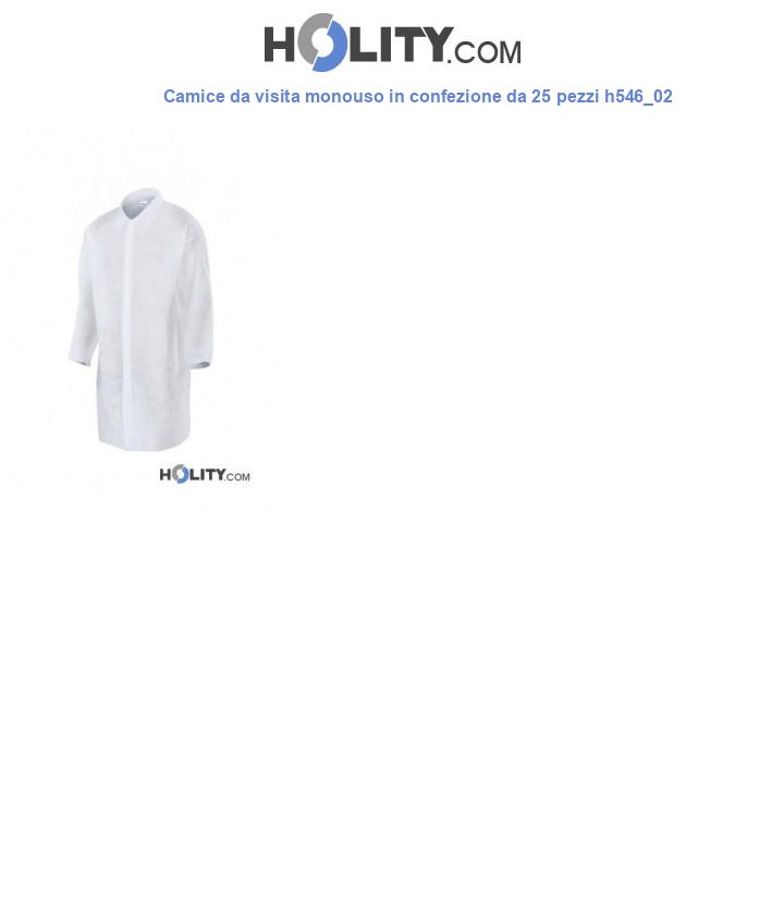 Camice da visita monouso in confezione da 25 pezzi h546_02
