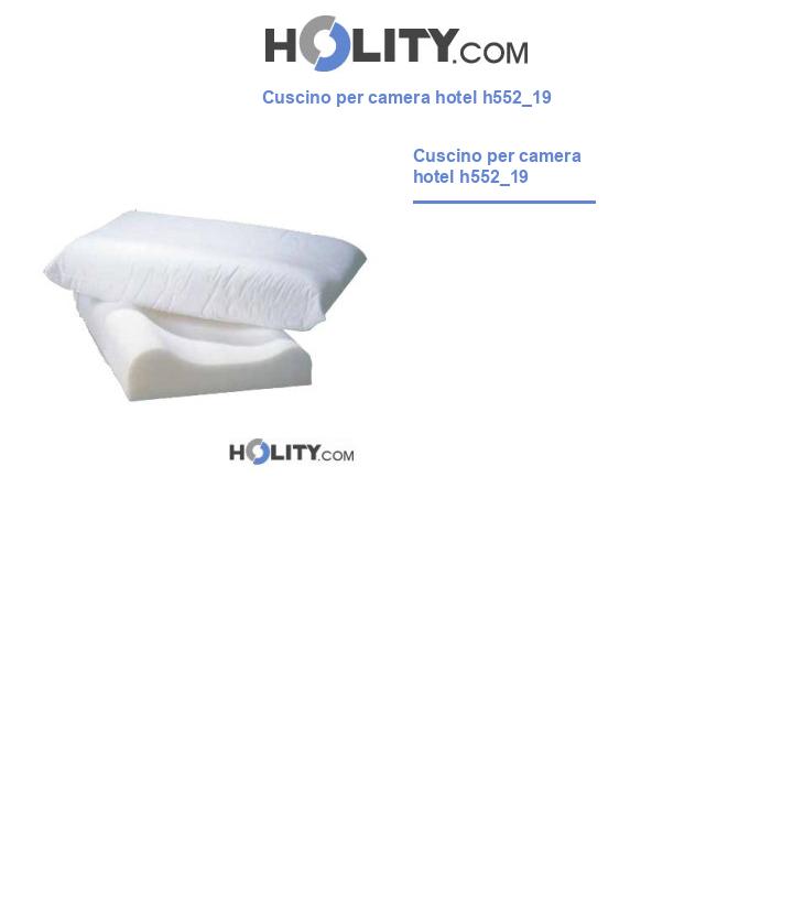 Cuscino per camera hotel h552_19