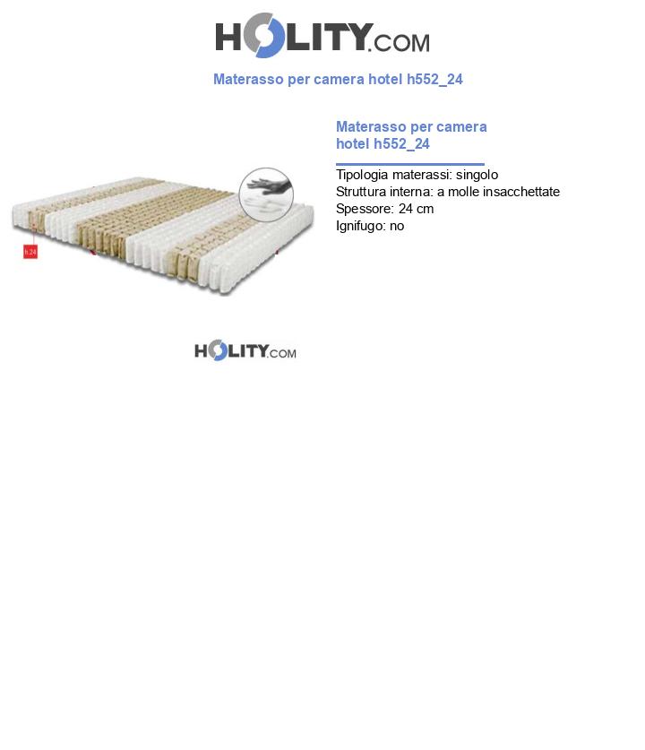 Materasso per camera hotel h552_24